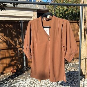 Brown Women's Top